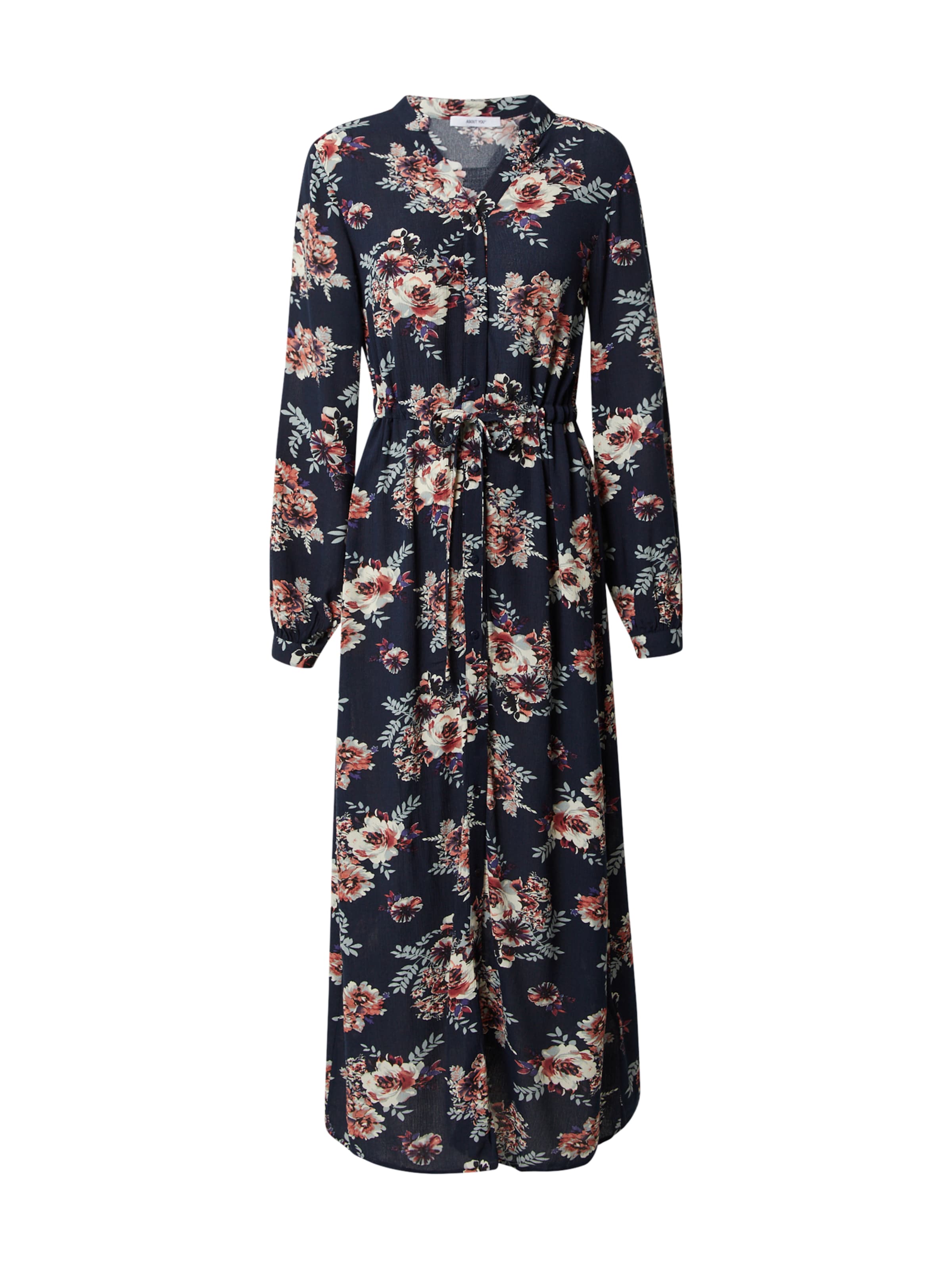 ABOUT YOU Shirt Dress 'Marion' in Dark blue / Grey / Dark red / White, Item view