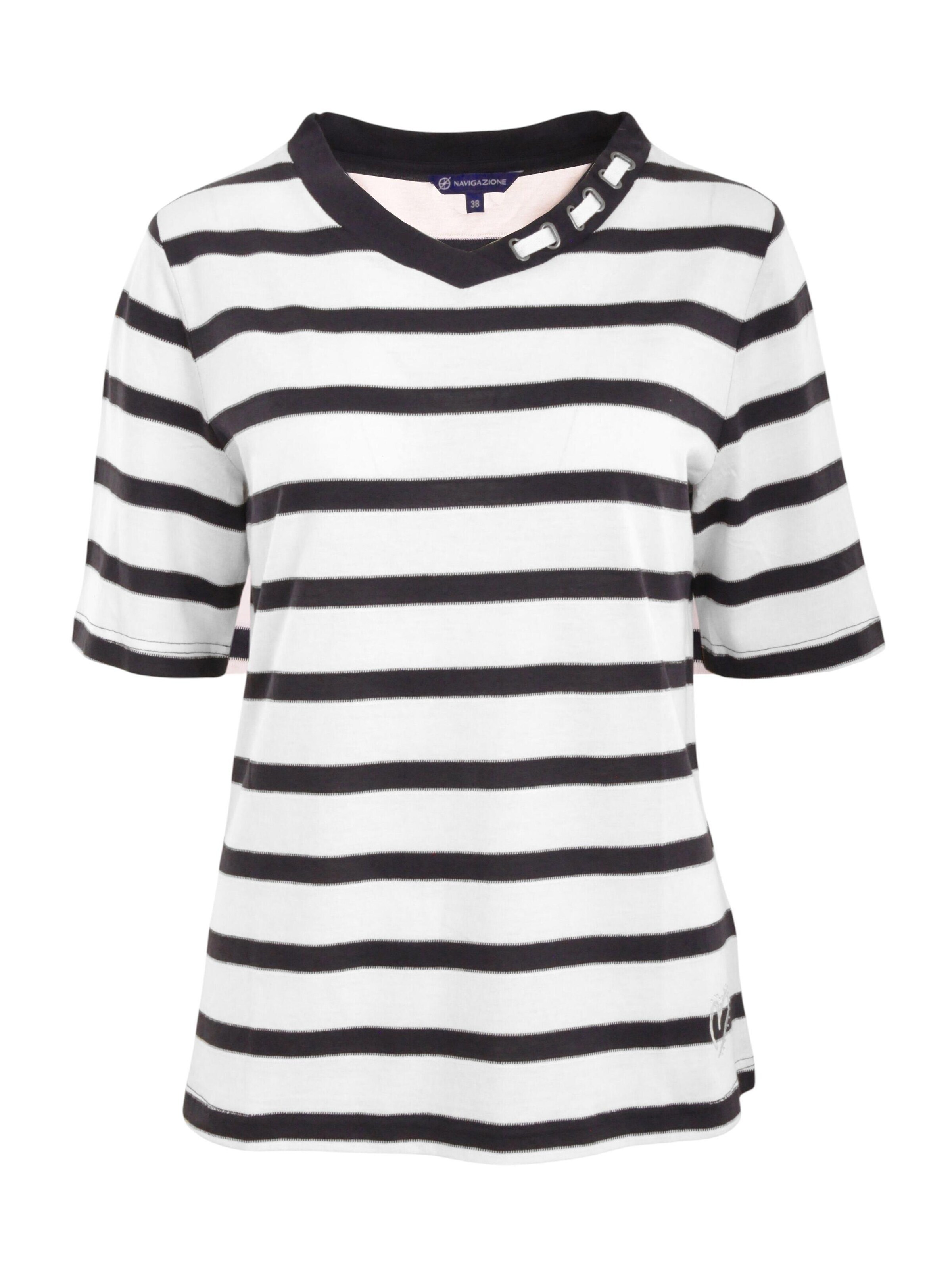 Navigazione Shirt in Blauw: voorkant