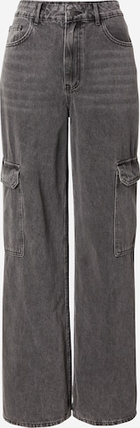 studioselectWide Leg/ Široke nogavice Cargo traperice 'Ashley' - siva boja: prednji dio