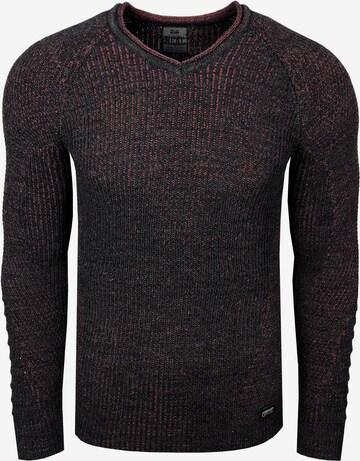 Rusty Neal Strickpullover in Grau: predná strana