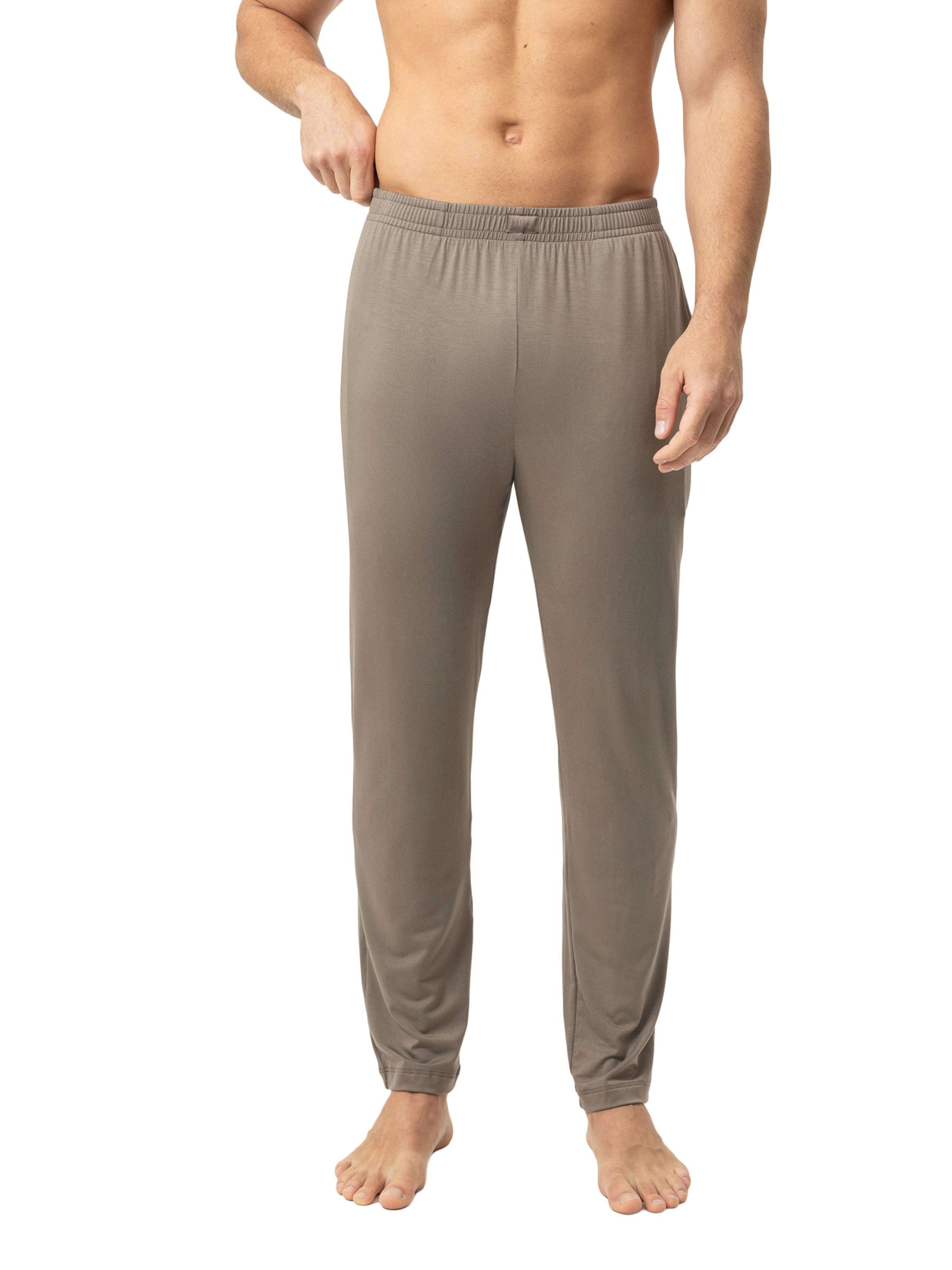 Mey Pajama Pants 'Jefferson' in Brown: front