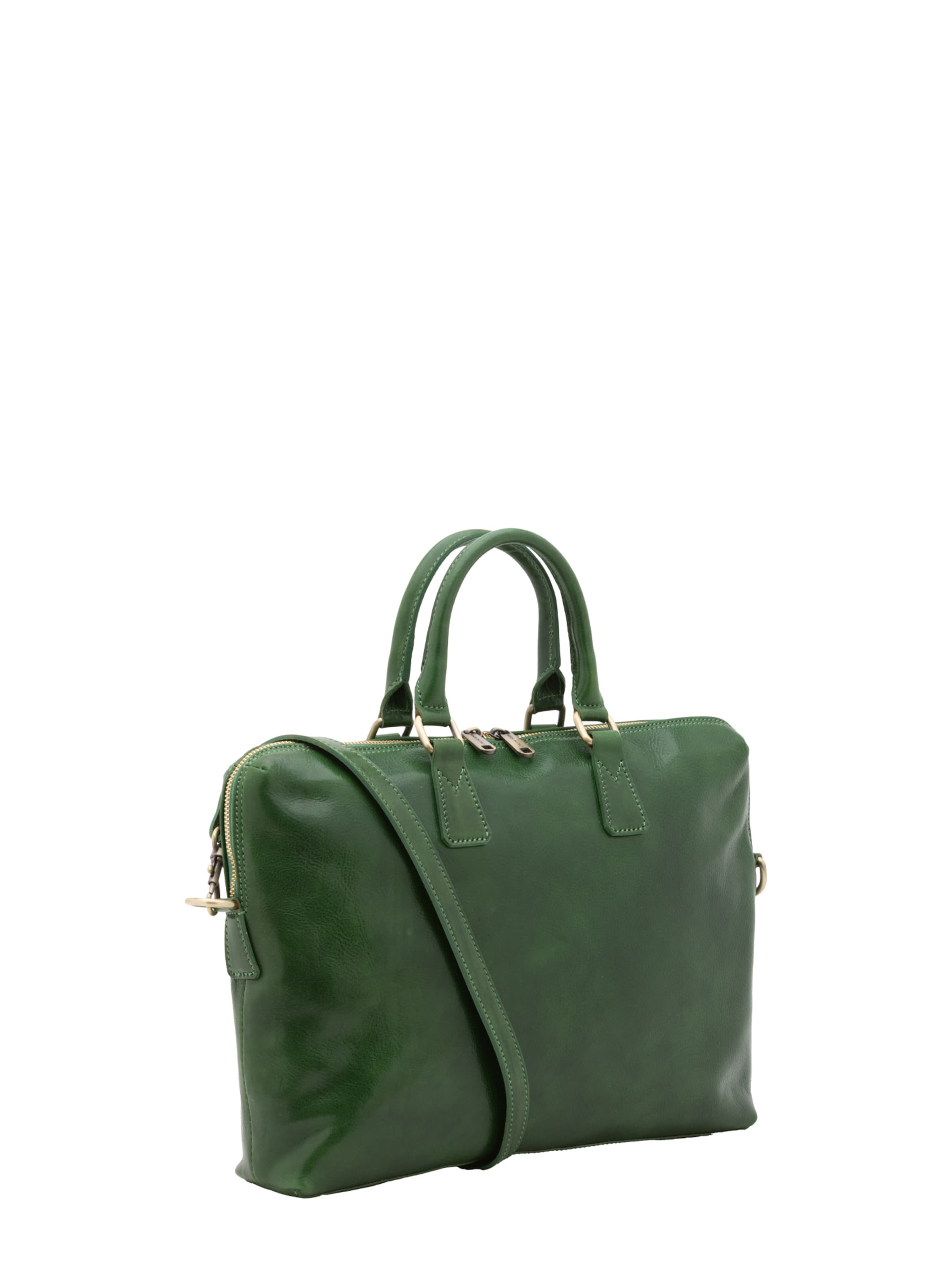 Viola Castellani Document Bag in Green: front