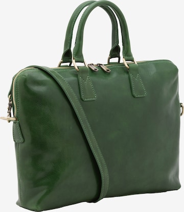 Porte-documents Viola Castellani en vert : devant