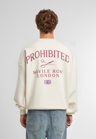 Prohibited Sweatshirt 'Savile Row' in Beige
