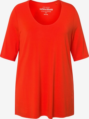 Ulla Popken Shirt in Oranje: voorkant