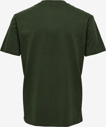 Only & Sons Shirt 'HAROLD' in Groen