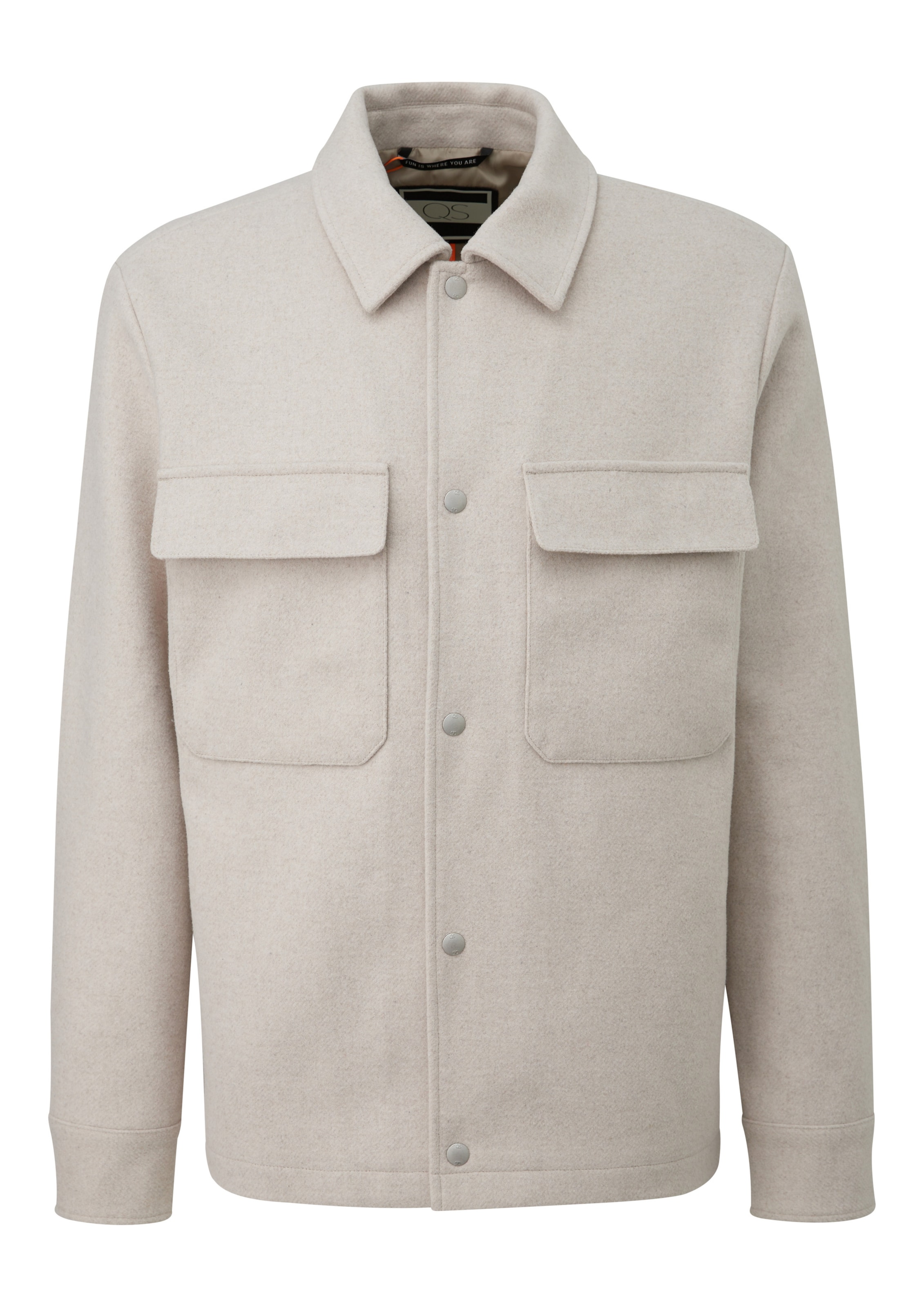 Veste mi-saison QS en beige : devant
