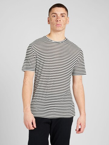 TOPMAN - Camiseta en negro: frente