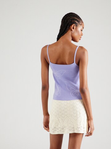 florence by mills exclusive for ABOUT YOU Stick felső 'Sweet Hibiscus' - lila
