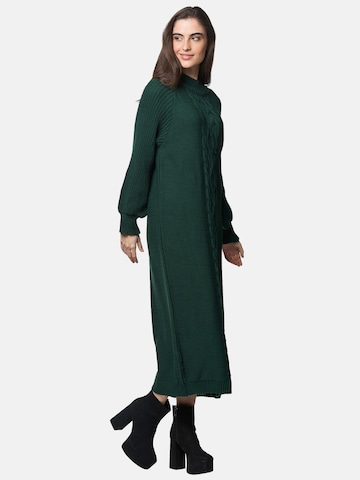 Robes en maille Elara en vert