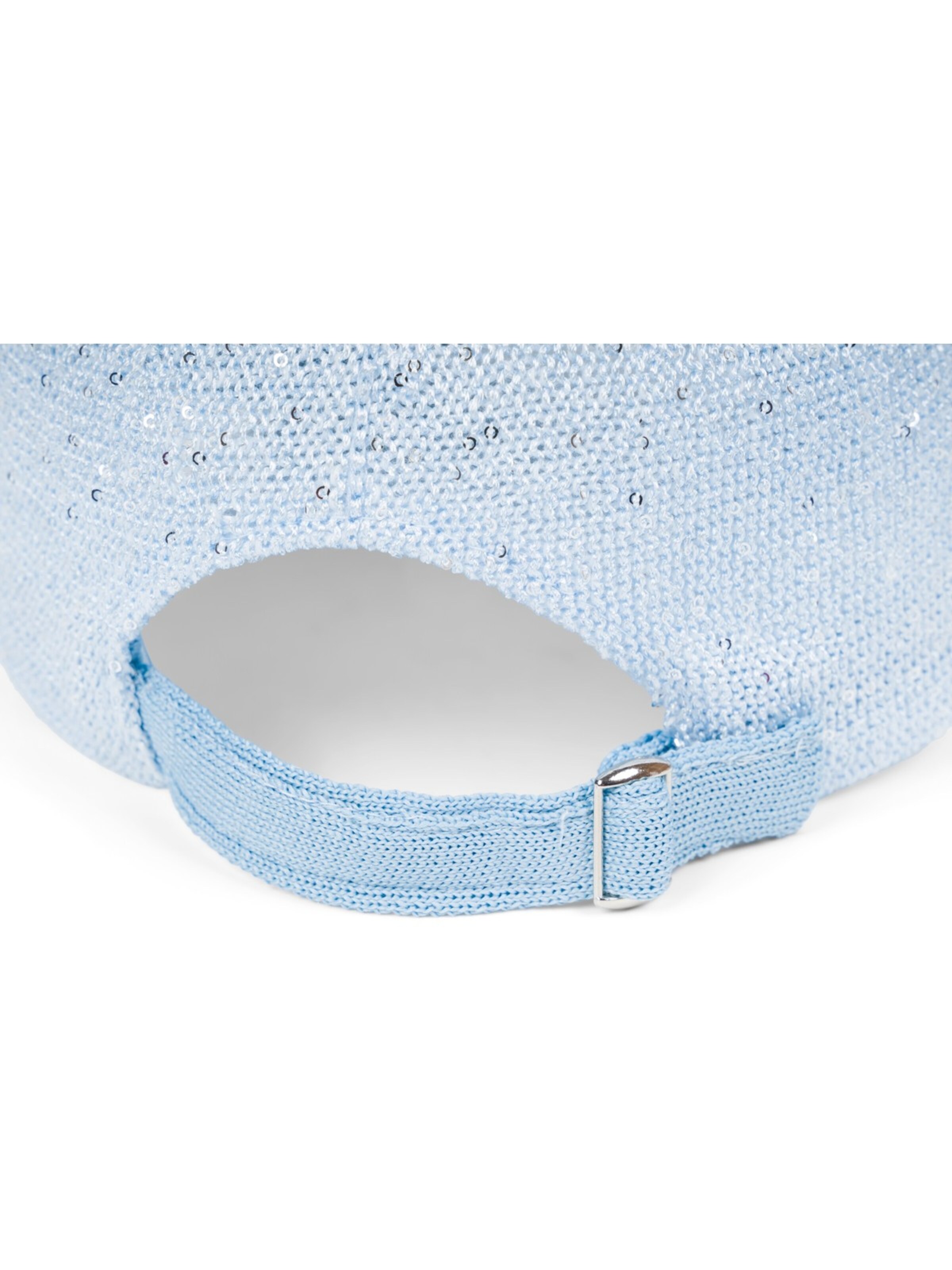 styleBREAKER Cap 'Gewebtes Baseball Cap Pailletten'‌‌‌‌‌‌‌‌ in Blau