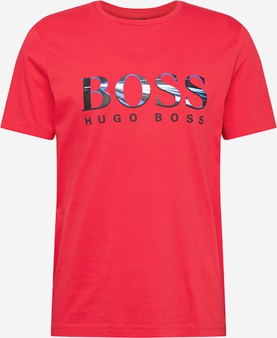 BOSS ATHLEISURE T-Krekls, krāsa - zils / melns / balts, Preces skats