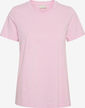 Kaffe T-shirt 'Marin' i rosa: framsida