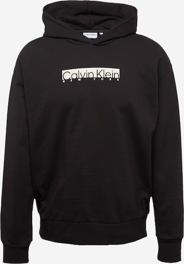 Megztinis be užsegimo 'NEW YORK' iš Calvin Klein, spalva – smėlio spalva / juoda, Prekių apžvalga