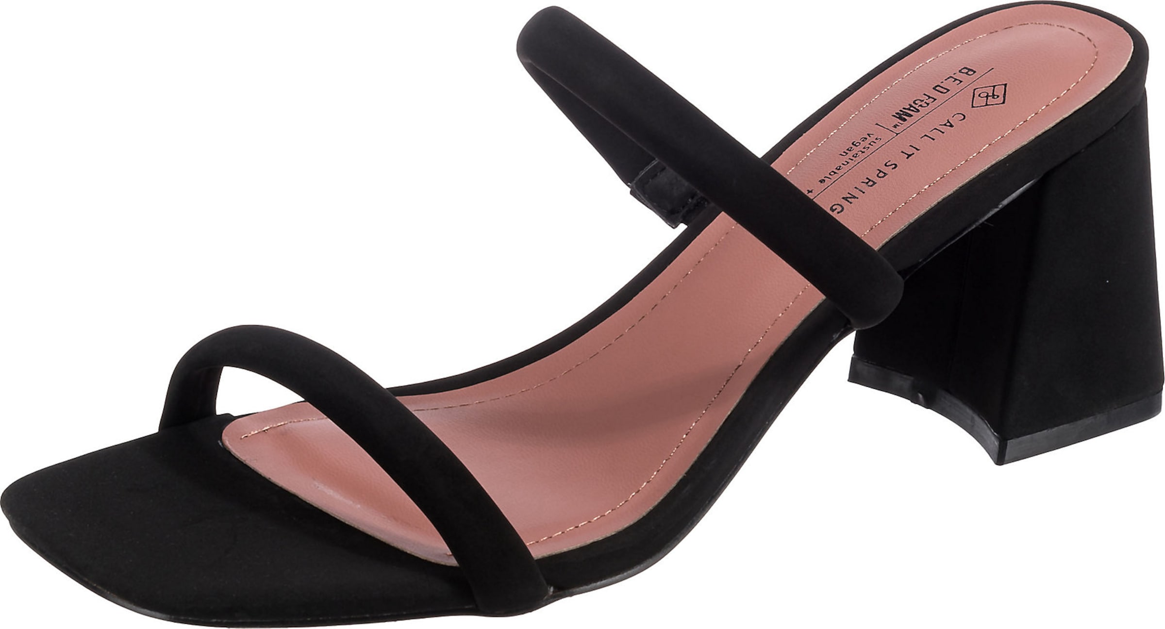 CALL IT SPRING Papucs 'Kaiaa' - fekete: elől