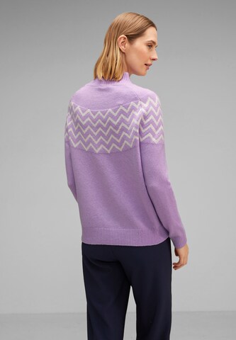 STREET ONE Pullover in Lila