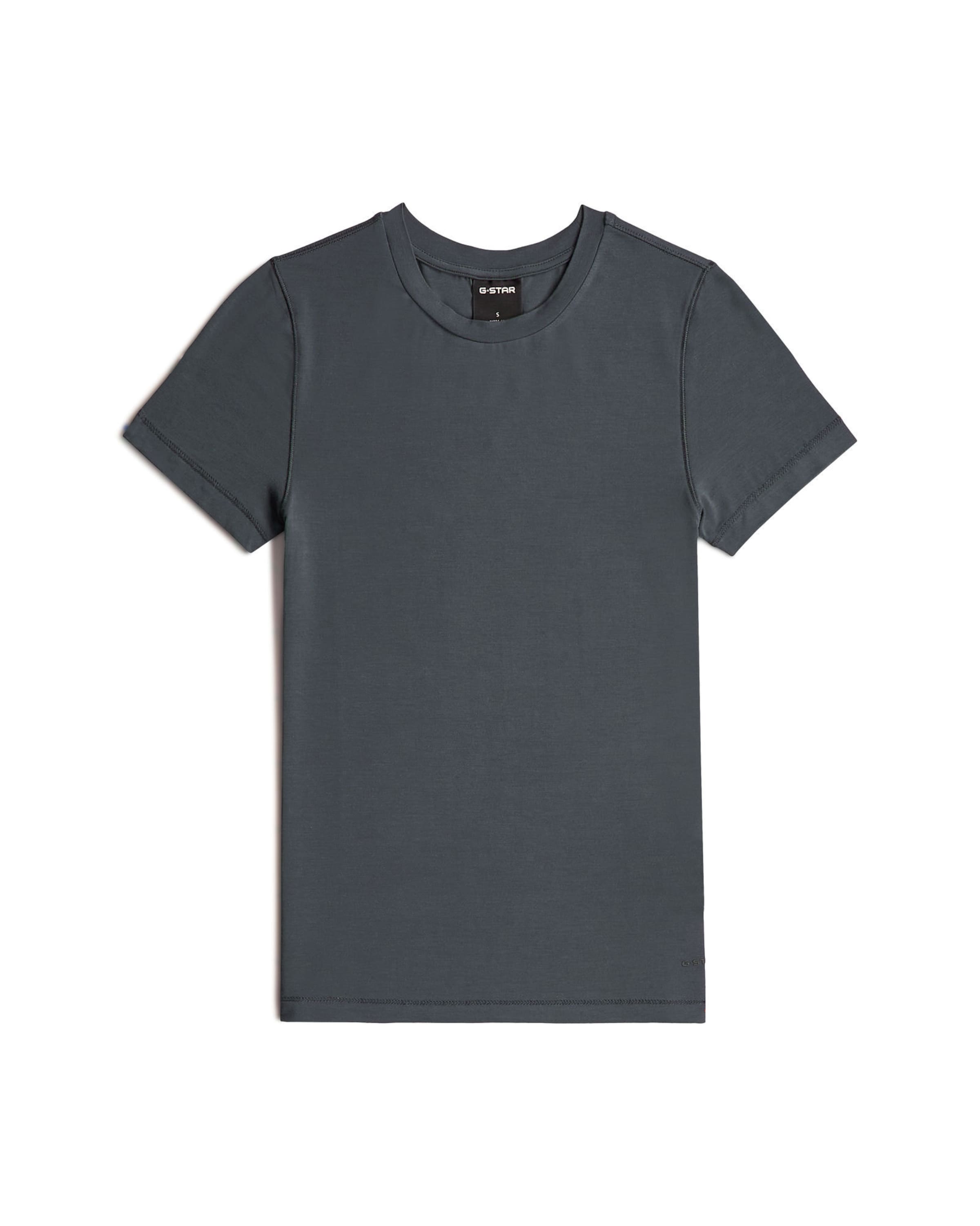 G-STAR T-Shirt - '2nd Skin T-Shirt' in Grau: Vorderseite