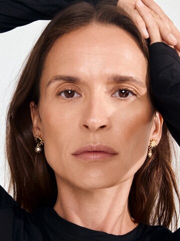 Pilgrim - Pendientes 'LYRICUS' en oro