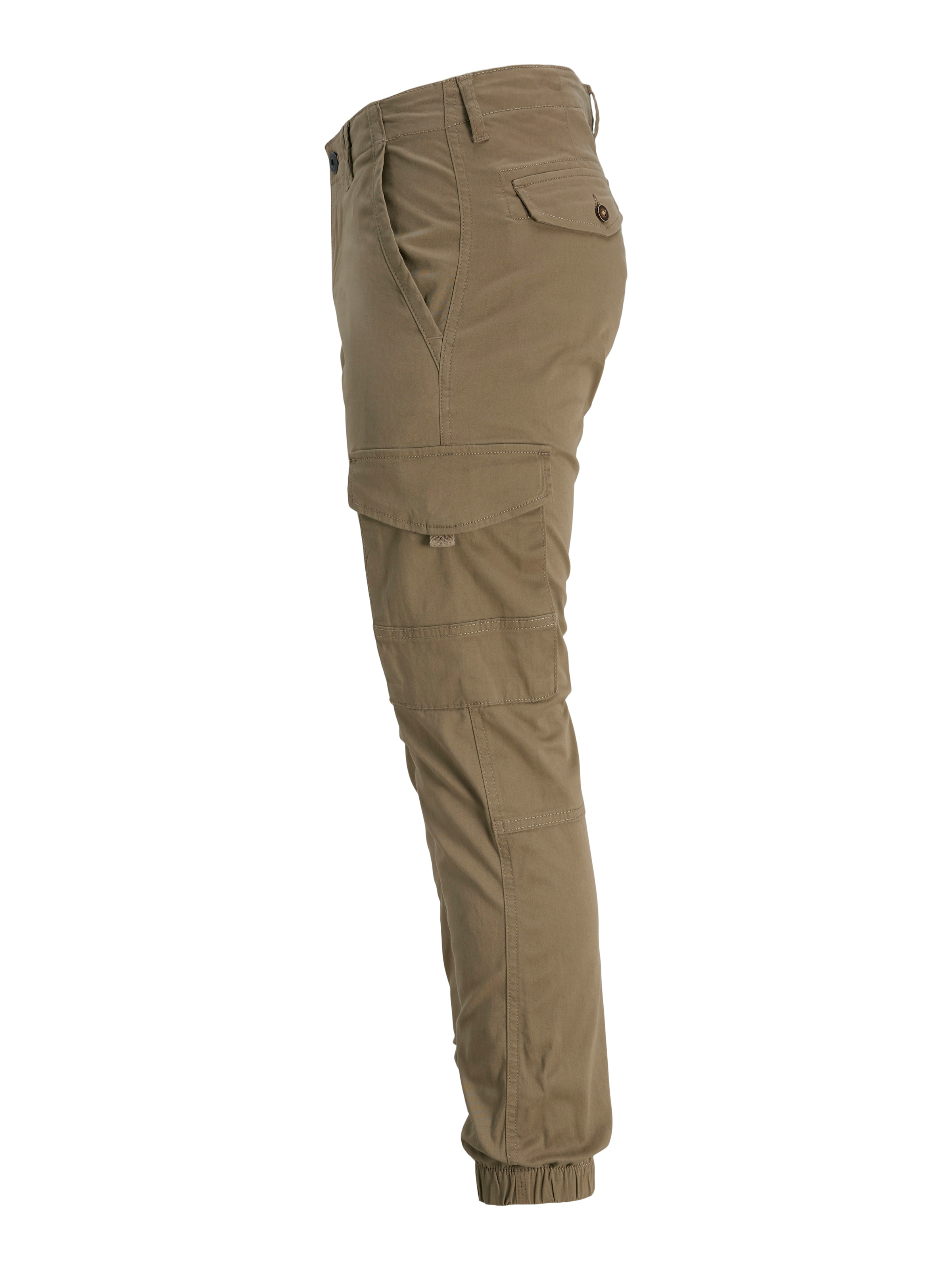 JACK & JONES Slimfit Hose 'JJIPAUL JJFLAKE' in Braun