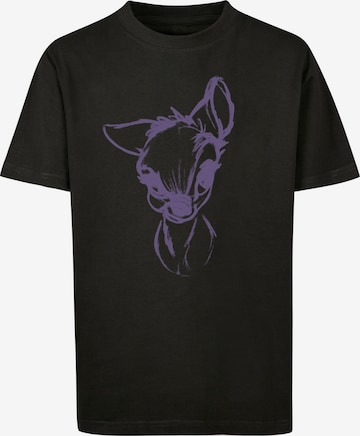 T-Shirt F4NT4STIC en noir : devant