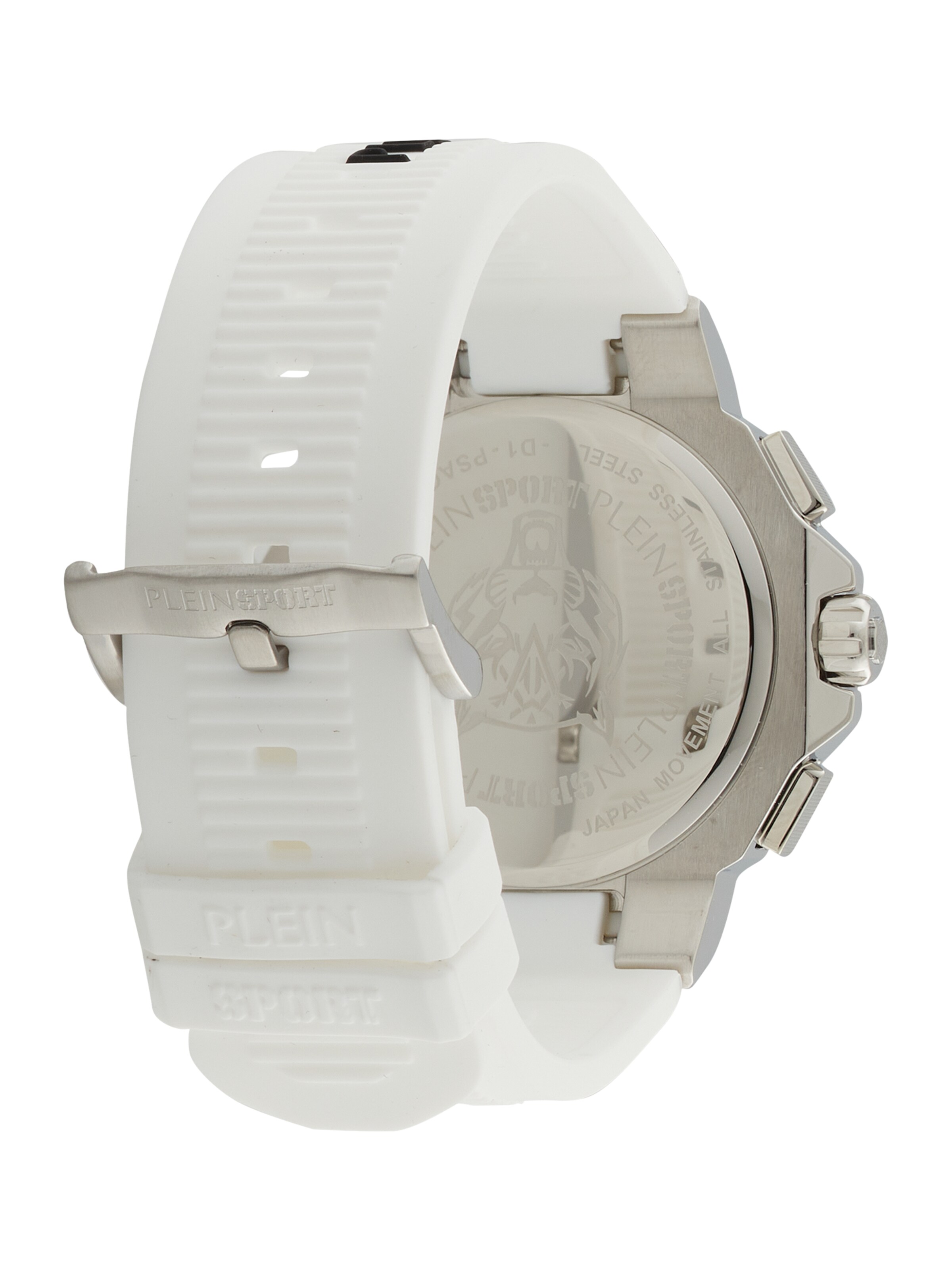 Plein Sport Analogt ur 'TITAN' i hvid
