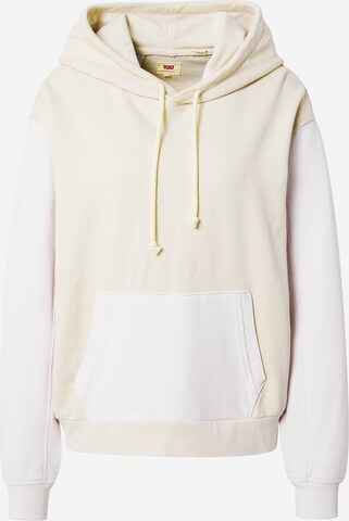 LEVI'S ® Sweatshirt 'WLTHRD Hoodie' i gul: framsida