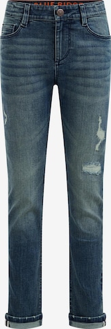 WE Fashion Regular Jeans in Blue: front