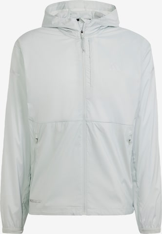 ADIDAS PERFORMANCE Athletic Jacket 'Ultimate' in Grey: front