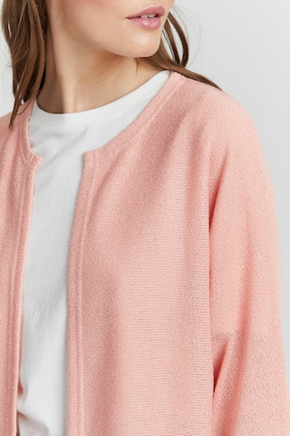 Oxmo Knit Cardigan 'KIKE' in Pink