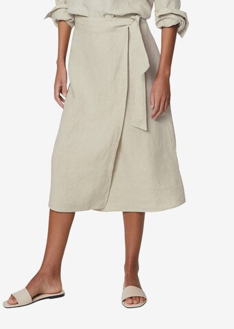 Marc O'Polo Skirt in Beige: front