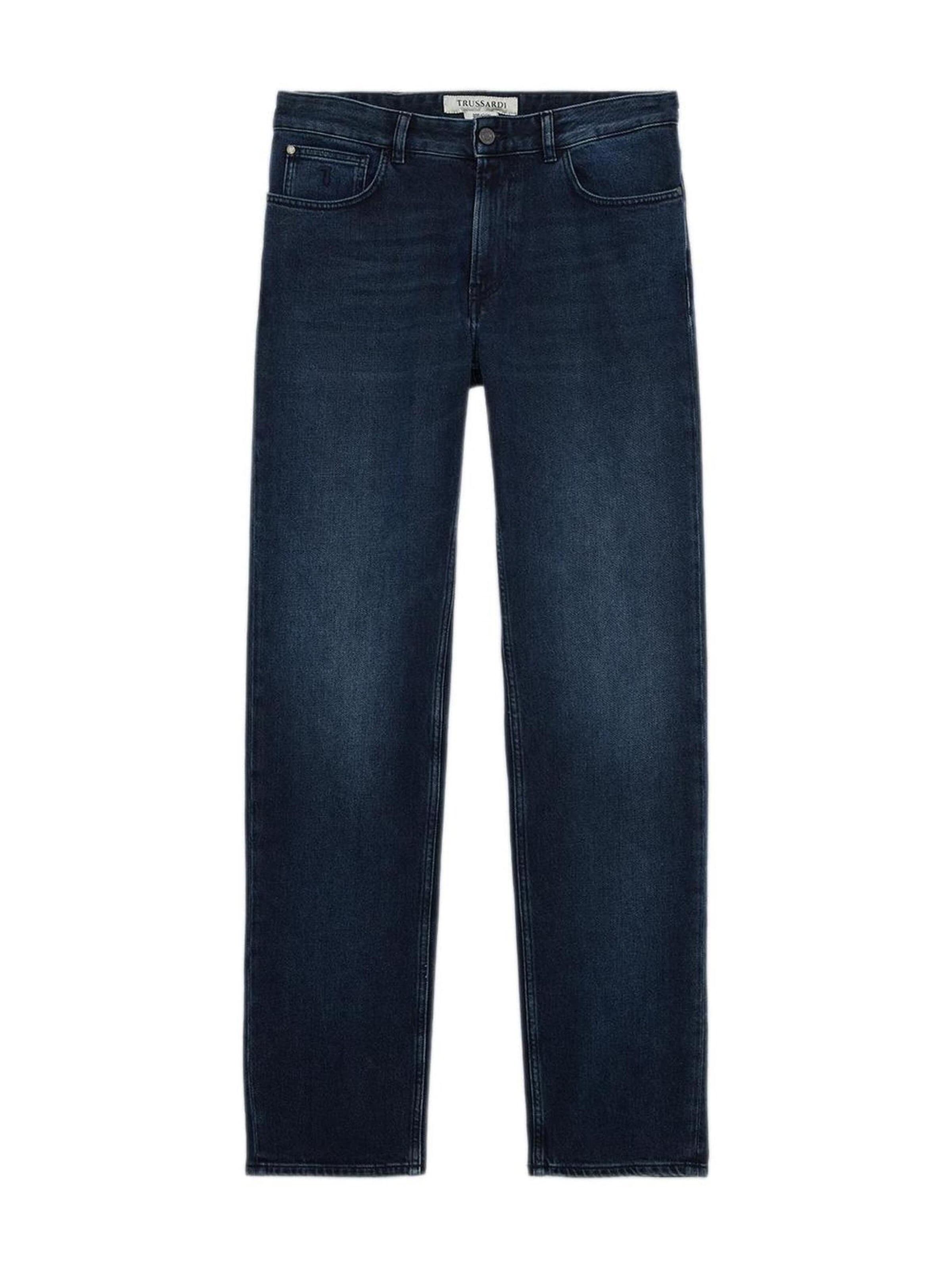 Trussardi Regular Jeans in Blauw: voorkant