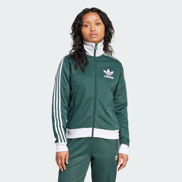 ADIDAS ORIGINALS Sweat jacket 'Beckenbauer' in Green: front