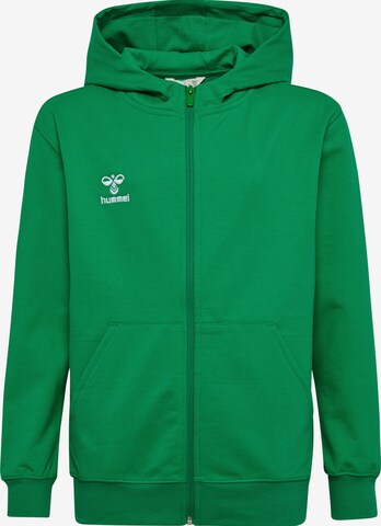 Hummel Sweatshirt in Groen: voorkant