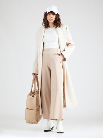 Hailys Wide leg Broek 'Annalisa' in Beige