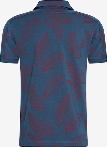 4funkyflavours - Camiseta 'Rose In The Dark' en azul
