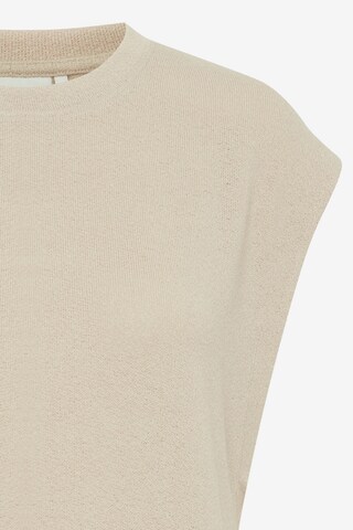 ICHI Sweter 'NADEA' w kolorze beżowy
