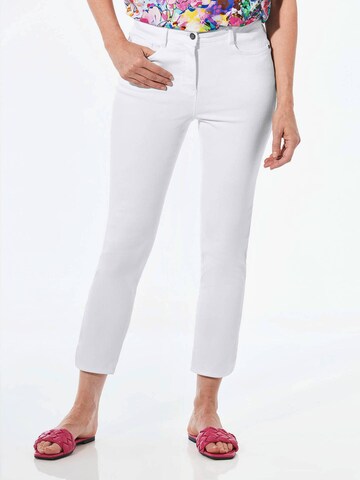 Coupe slim Pantalon Goldner en blanc