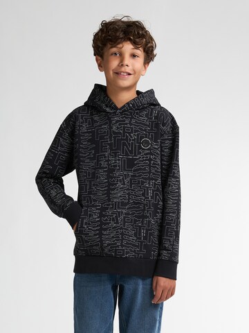 Petrol Industries Sweatshirt 'Blue Ridge' in Schwarz: Vorderseite