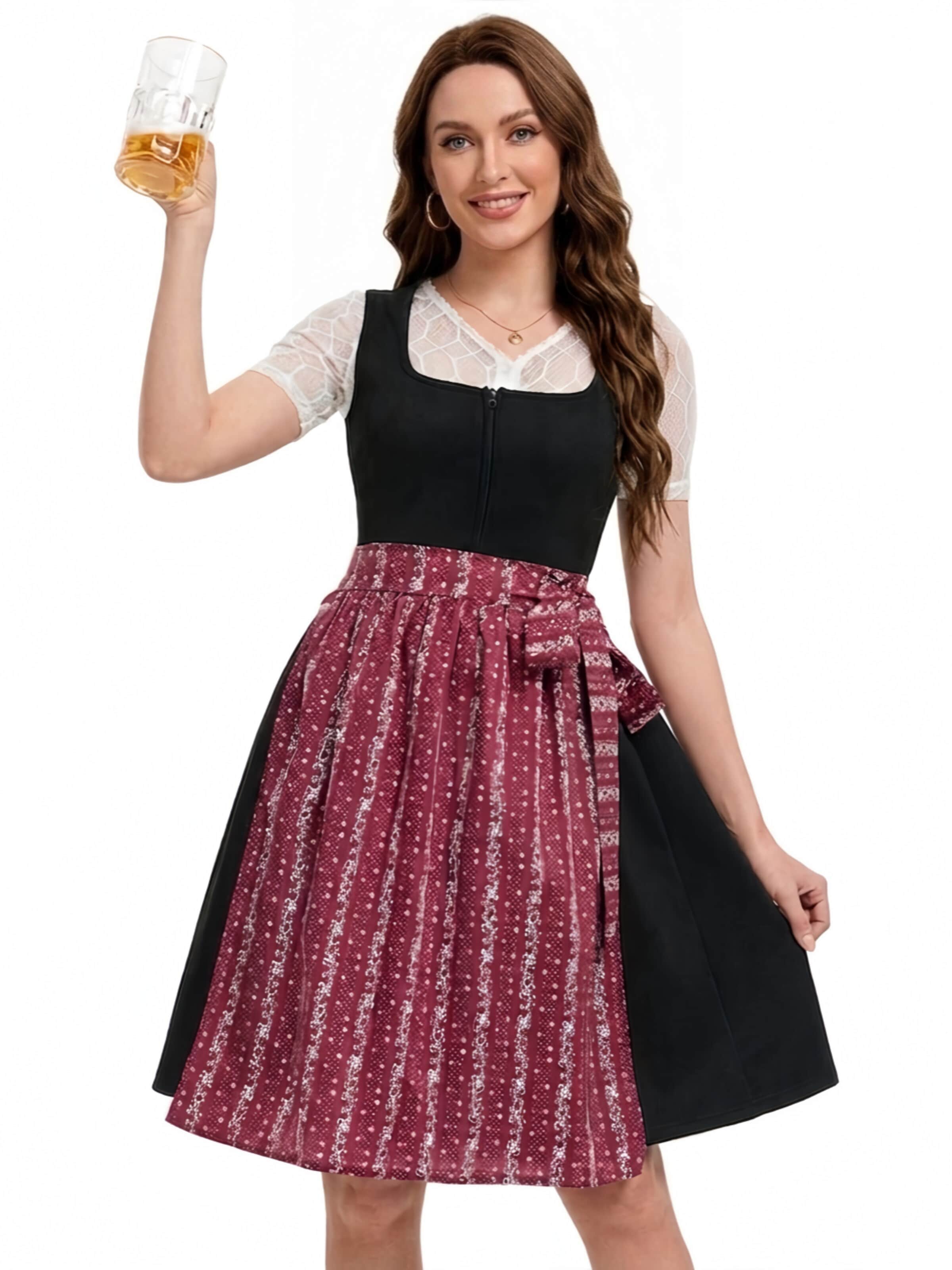 Yesfashion Dirndl in Pink