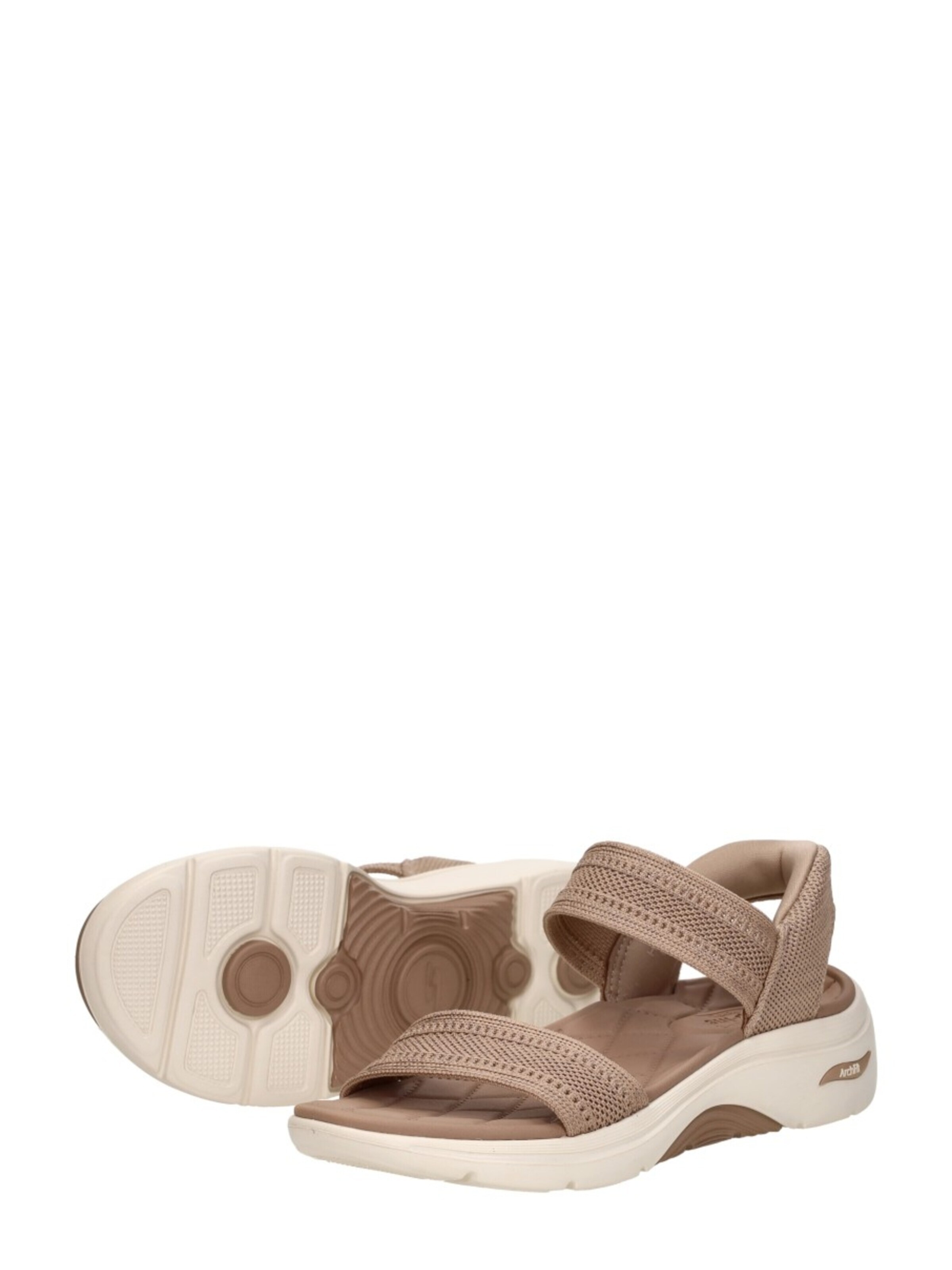SKECHERS Sandaal 'Slip-Ins: Go walk Arch Fit 2.0' in Beige