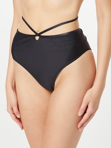 Calvin Klein Swimwear regular Σλιπ μπικίνι σε μαύρο: μπροστά