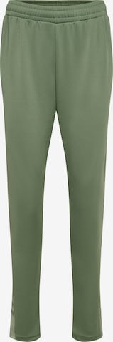 Hummel Slim fit Sports trousers in Green: front