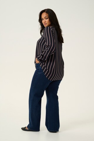 KAFFE CURVE Blouse 'KC Sida' in Black
