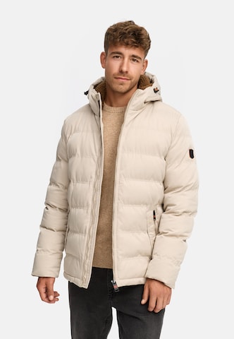 INDICODE JEANS Winter jacket ' Nemos ' in Beige
