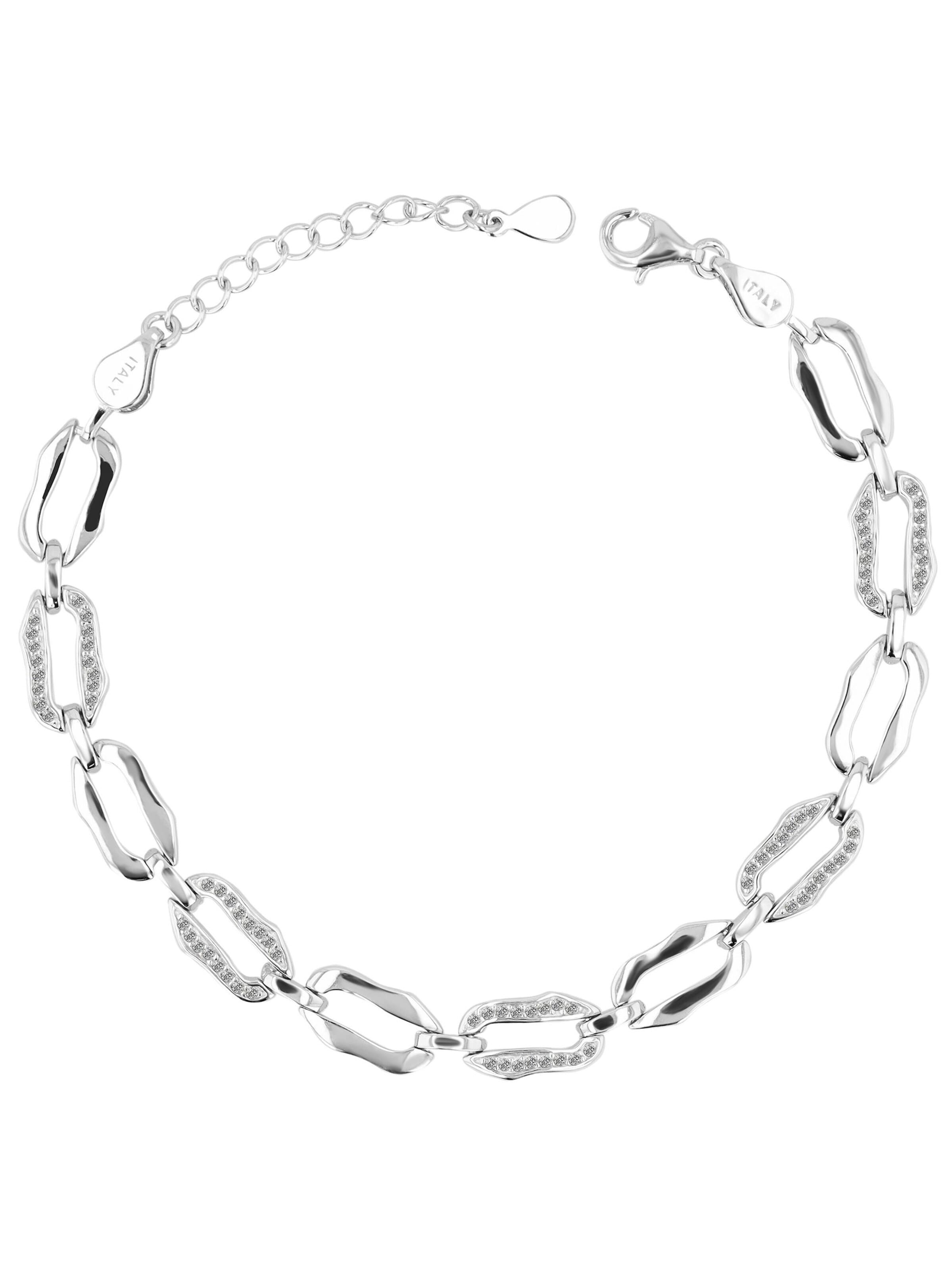 Akzent Bracelet 'Benilde' in Silver: front