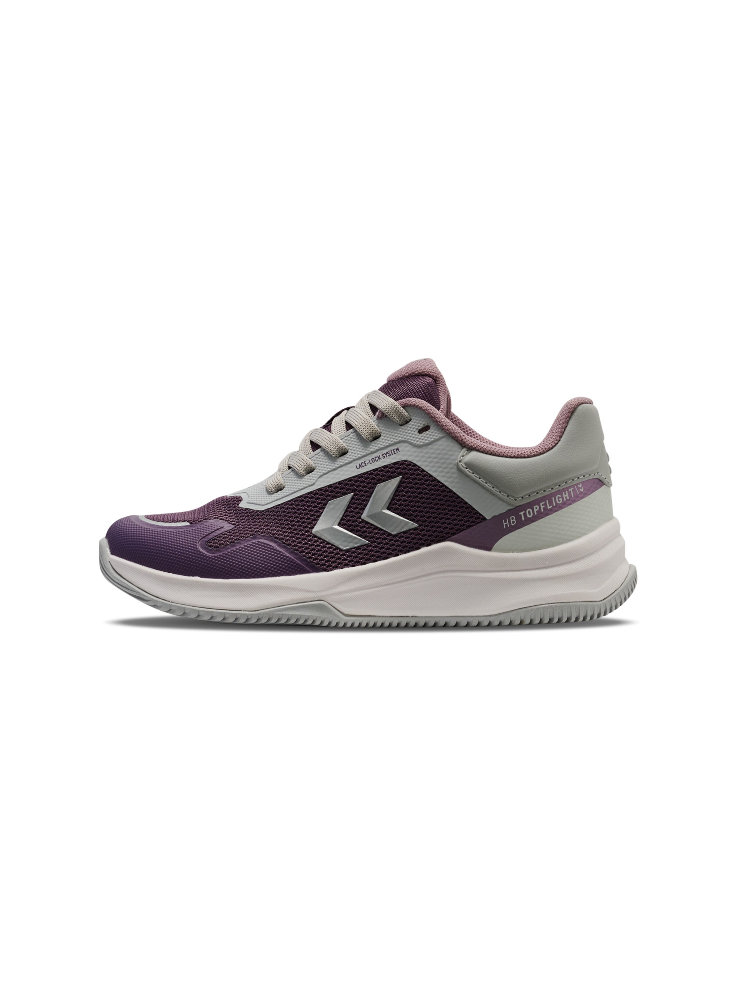 Hummel Athletic Shoes in Purple: front