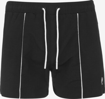 FILA Badeshorts 'Sorrent' in Schwarz: predná strana