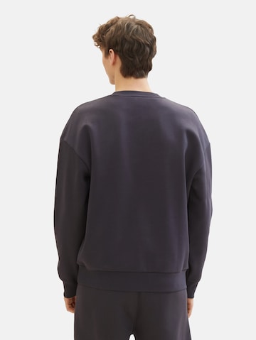 TOM TAILOR DENIM Sweatshirt in Grau