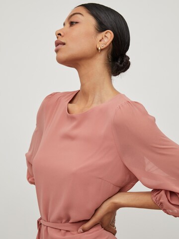 VILA Kleid 'FINE' in Pink