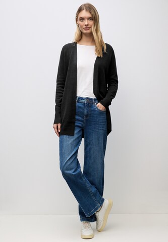 STREET ONE Strickjacke in Schwarz